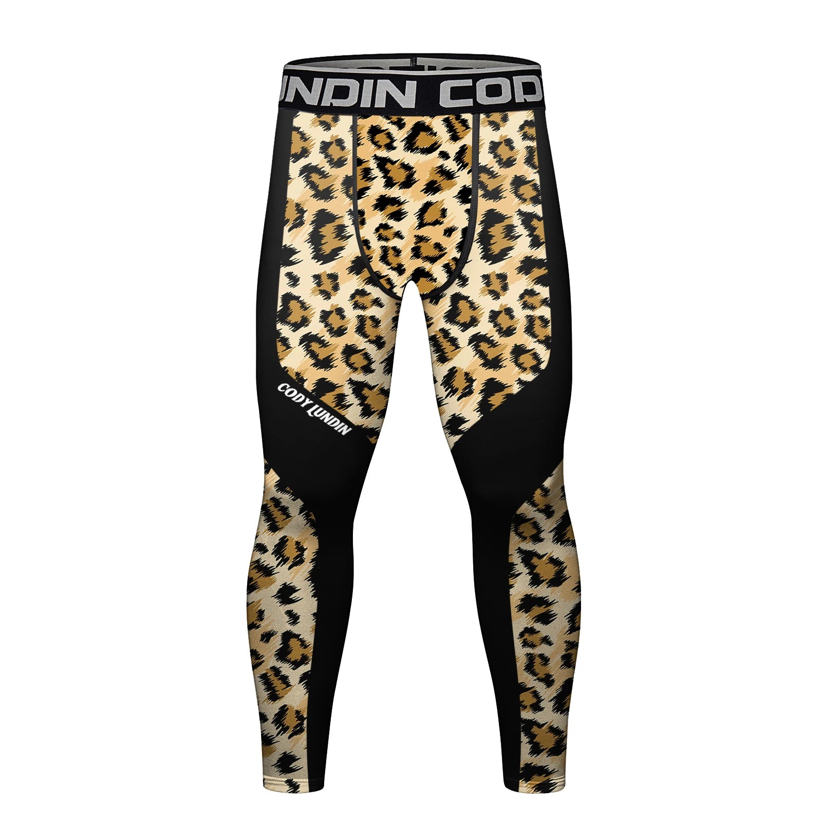 Leopard grappling spats | Compression tights for BJJ, MMA & no-gi