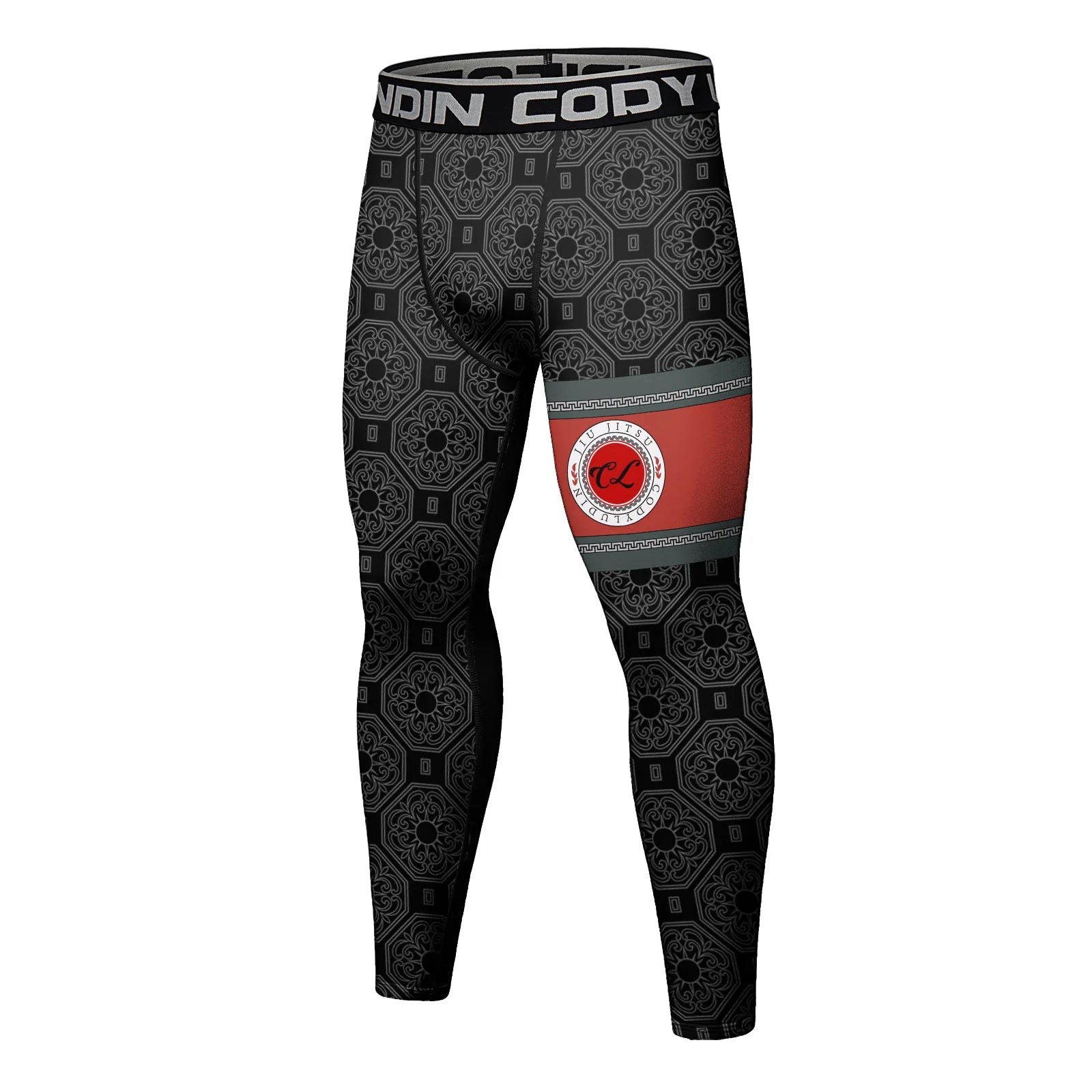 Red Banner grappling spats | Compression tights for BJJ, MMA & no-gi