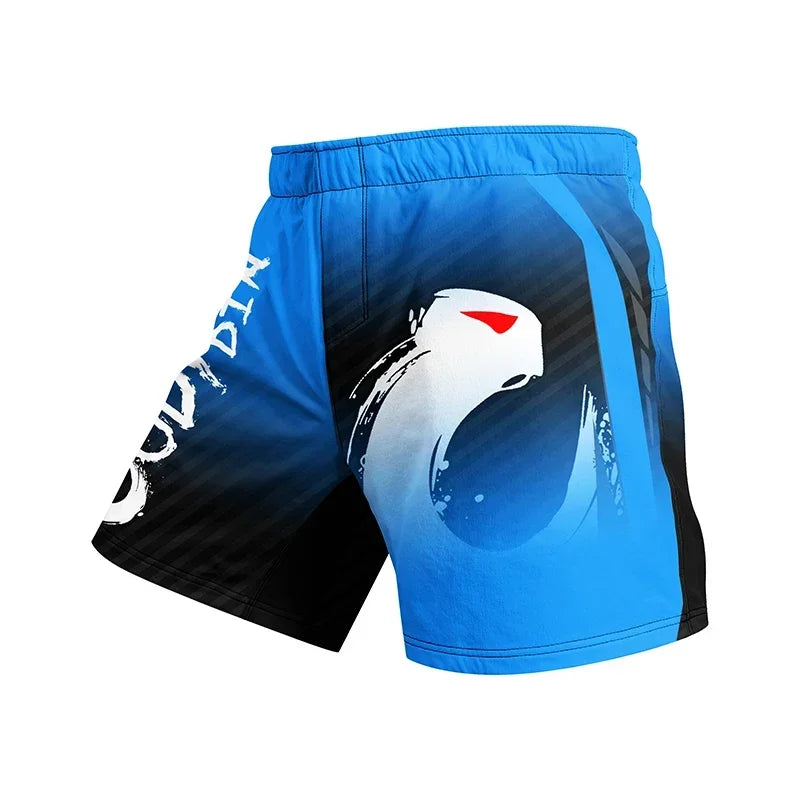 Blue Wave grappling shorts | Fight shorts for BJJ & MMA