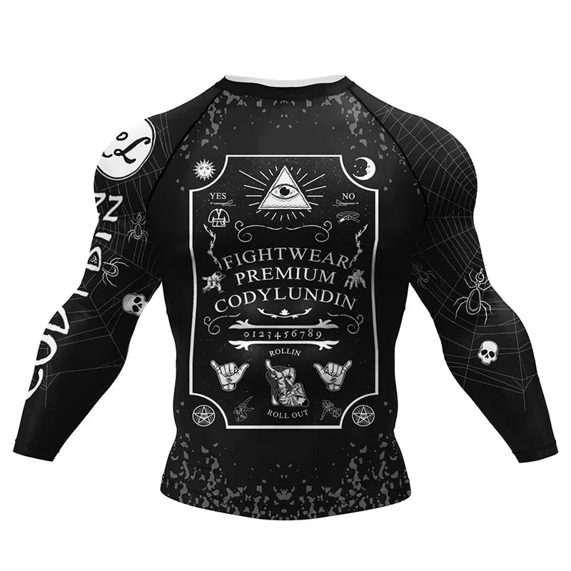 The Eye BJJ rash guard | Long sleeve compression top