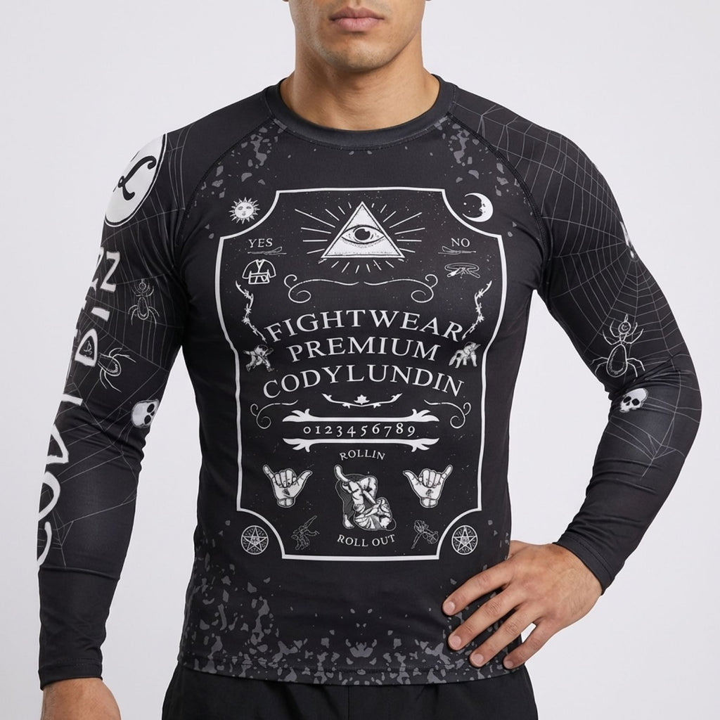 The Eye BJJ rash guard | Long sleeve compression top - BJJ OUTLET