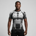 White Armor BJJ Rash Guard | Short Sleeve Compression Top For No - Gi Grappling - BJJ OUTLET