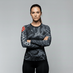 Dragon women's BJJ rash guard | Long sleeve compression top for grappling - BJJ OUTLET