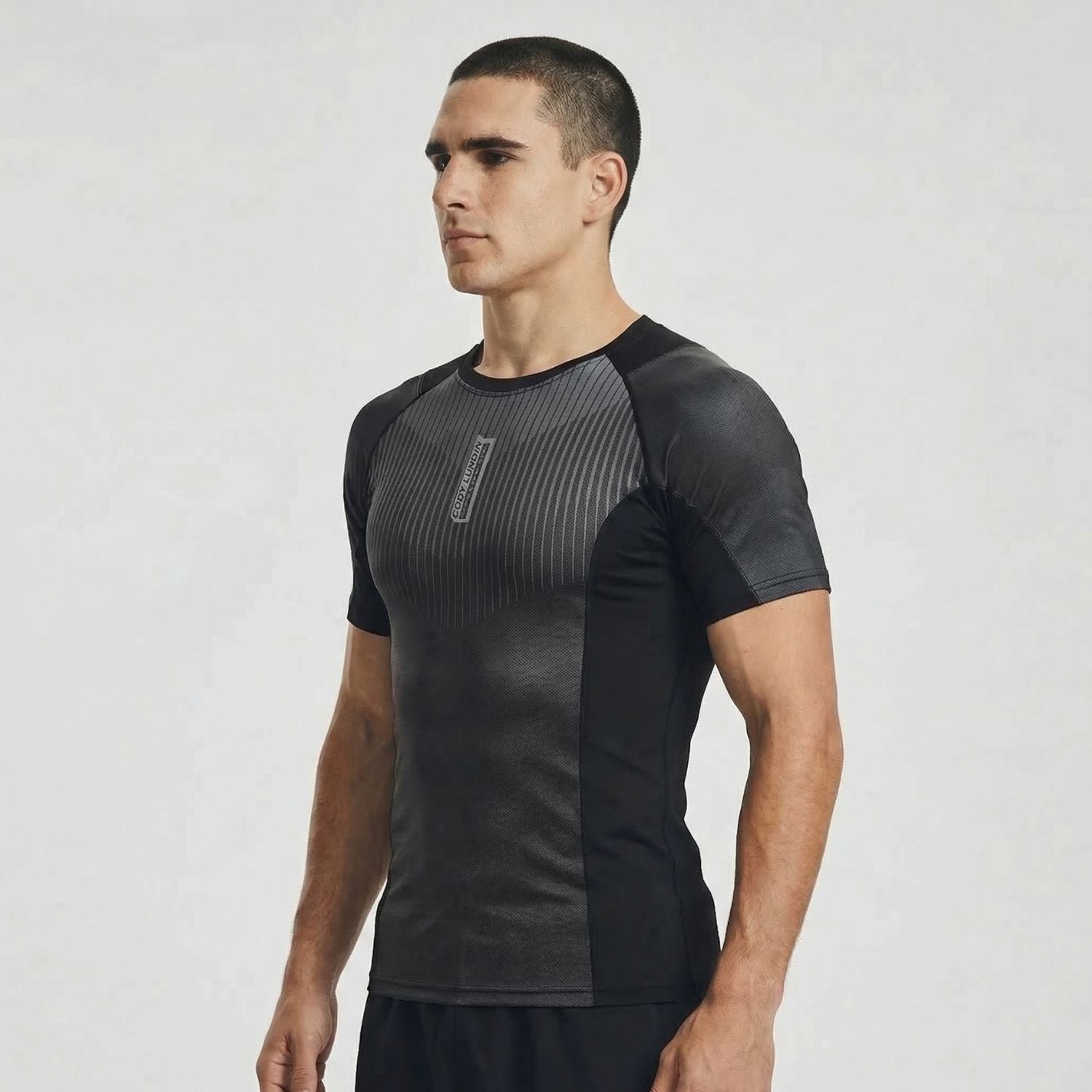 Obsidian Flow BJJ rash guard | Short sleeve compression top for BJJ, MMA & grappling - BJJ OUTLET