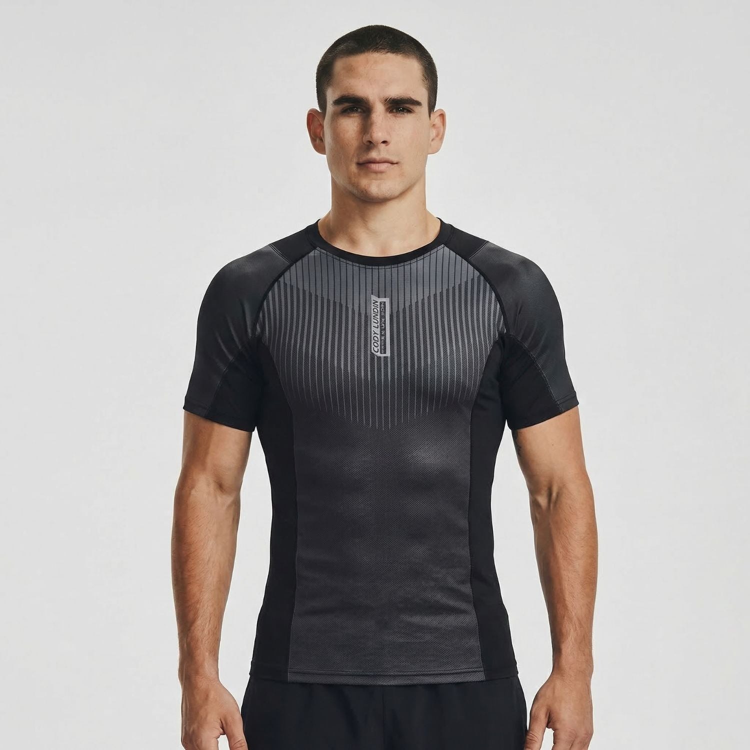 Obsidian Flow BJJ rash guard | Short sleeve compression top for BJJ, MMA & grappling - BJJ OUTLET