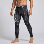 BJJ Spats - Always Injured Club - Men's No - Gi Jiu Jitsu & MMA Compression Grappling Tights - BJJ OUTLET