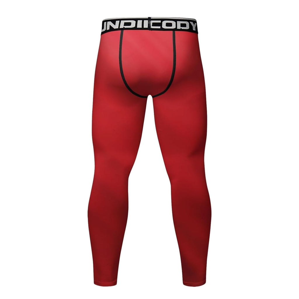 BJJ Spats Crimson Red | No - Gi Compression Tights for Men - BJJ OUTLET