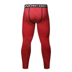 BJJ Spats Crimson Red | No - Gi Compression Tights for Men - BJJ OUTLET