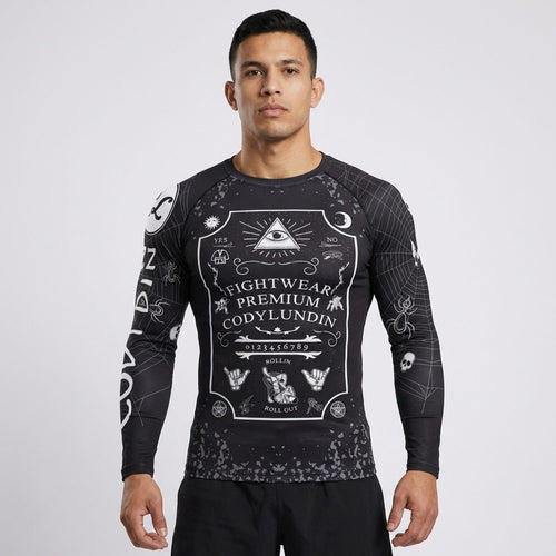 The Eye BJJ rash guard | Long sleeve compression top - BJJ OUTLET