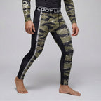 BJJ Spats - Camo - Men's No - Gi Jiu Jitsu Compression Grappling Tights - BJJ OUTLET