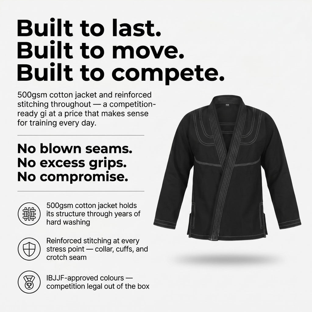 BJJ Gi - Core - Jiu Jitsu Kimono for Training & Competition - BJJ OUTLET