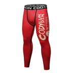 BJJ Spats Crimson Red | No - Gi Compression Tights for Men - BJJ OUTLET