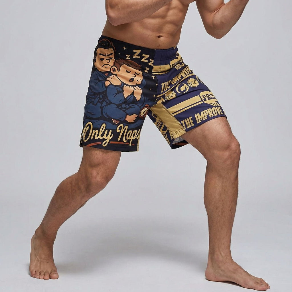 BJJ Grappling Shorts - No Taps - No - Gi Jiu Jitsu & MMA - BJJ OUTLET