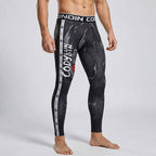 BJJ Spats - Always Injured Club - Men's No - Gi Jiu Jitsu & MMA Compression Grappling Tights - BJJ OUTLET