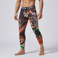 BJJ Spats - Laser Cats - Men's No - Gi Jiu Jitsu Compression Grappling Tights - BJJ OUTLET