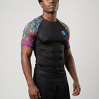 BJJ Rash Guard Long Sleeve - Aztec - No - Gi Jiu Jitsu & MMA Compression Top - BJJ OUTLET