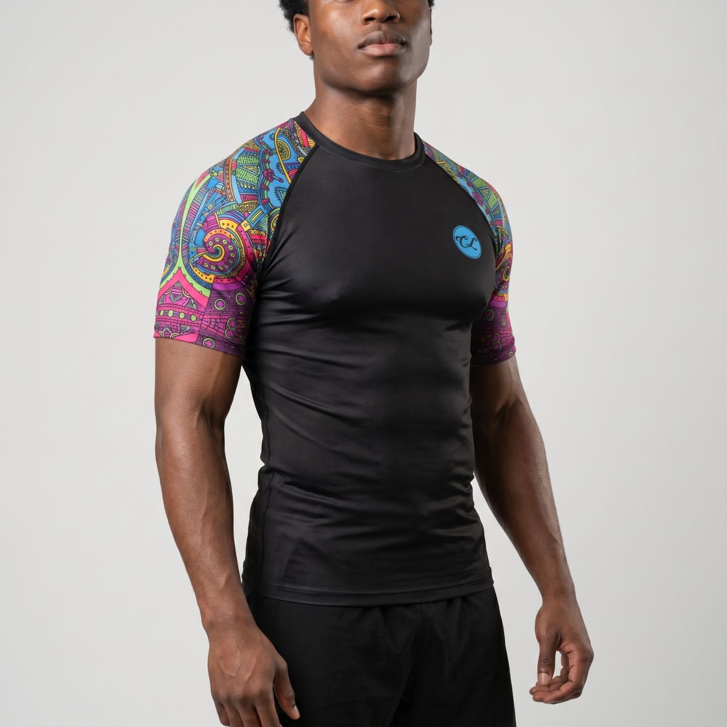 BJJ Rash Guard Long Sleeve - Aztec - No - Gi Jiu Jitsu & MMA Compression Top - BJJ OUTLET
