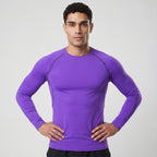 BJJ compression shirt men | Long sleeve training top - BJJ OUTLET