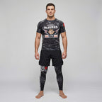 BJJ Spats - Always Injured Club - Men's No - Gi Jiu Jitsu & MMA Compression Grappling Tights - BJJ OUTLET