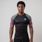 BJJ Rash Guard Long Sleeve - Aztec - No - Gi Jiu Jitsu & MMA Compression Top - BJJ OUTLET