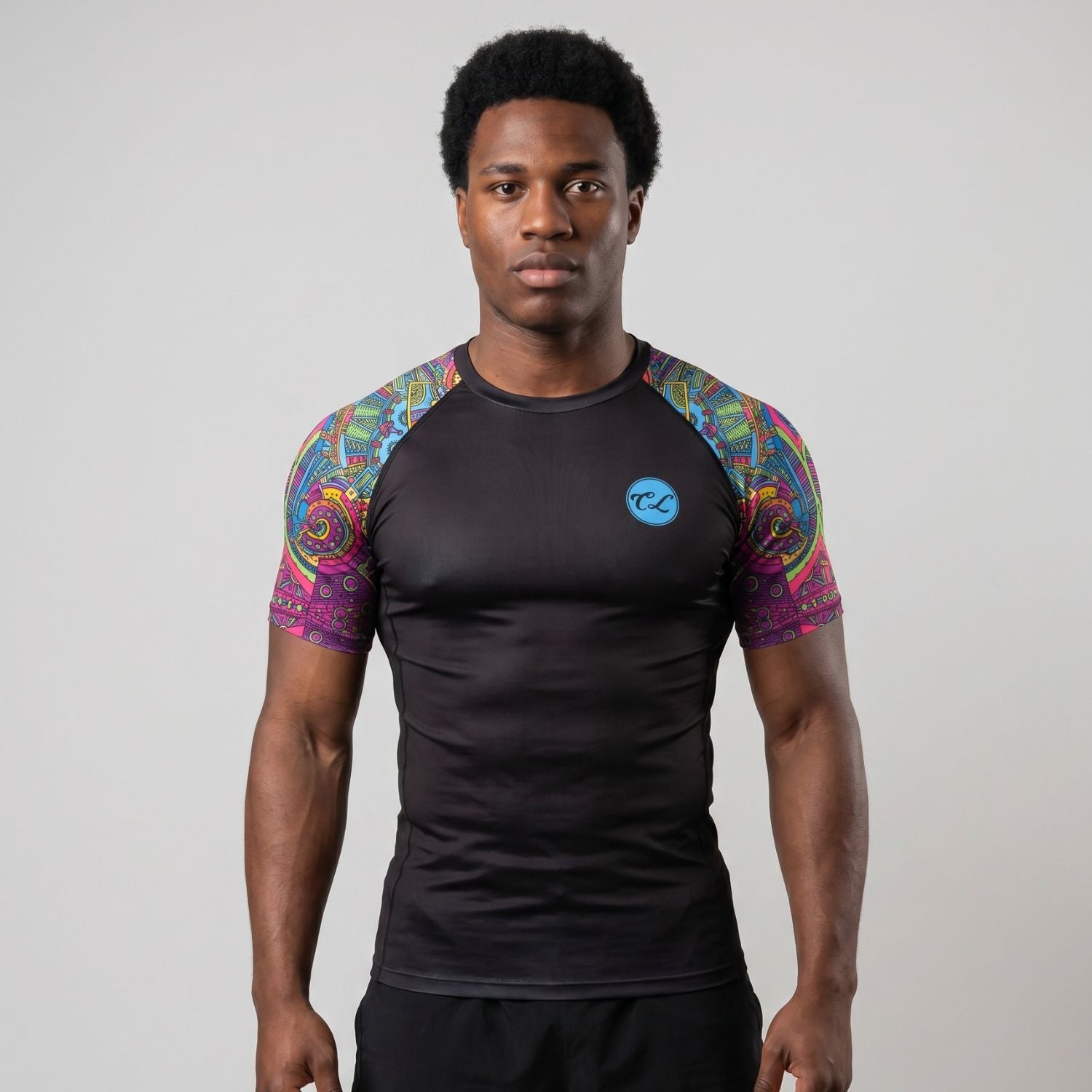 BJJ Rash Guard Long Sleeve - Aztec - No - Gi Jiu Jitsu & MMA Compression Top - BJJ OUTLET