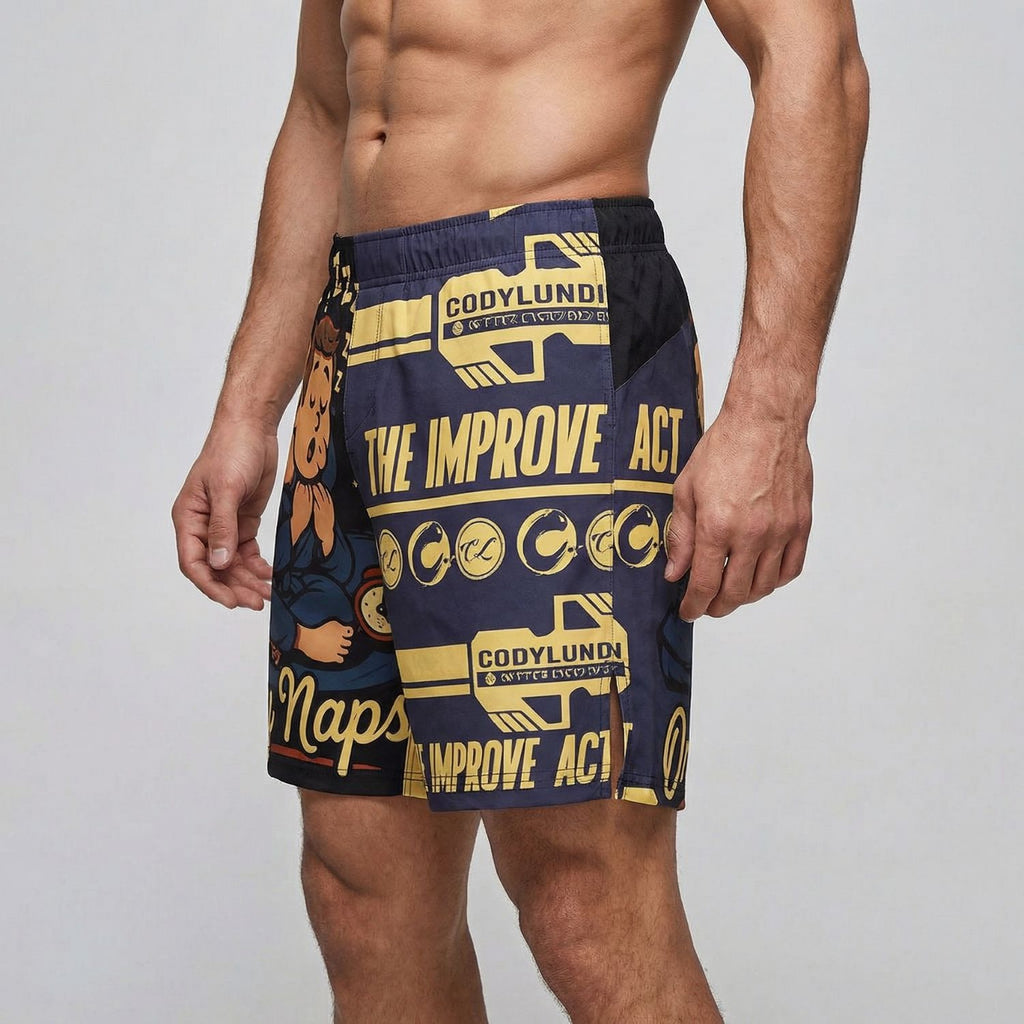 BJJ Grappling Shorts - No Taps - No - Gi Jiu Jitsu & MMA - BJJ OUTLET