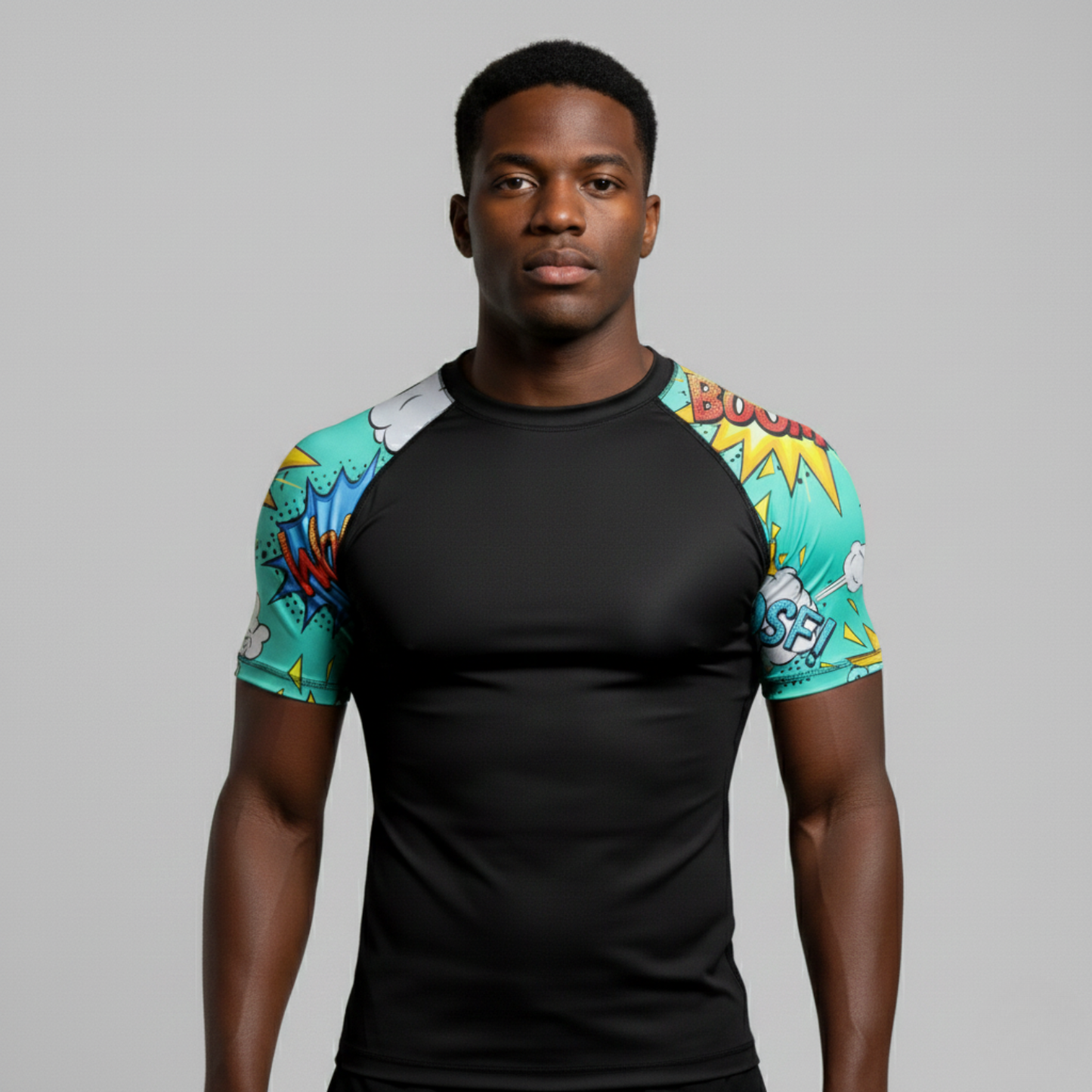 Ka-Pow BJJ rash guard | Short sleeve compression top