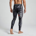 BJJ Spats - Always Injured Club - Men's No - Gi Jiu Jitsu & MMA Compression Grappling Tights - BJJ OUTLET