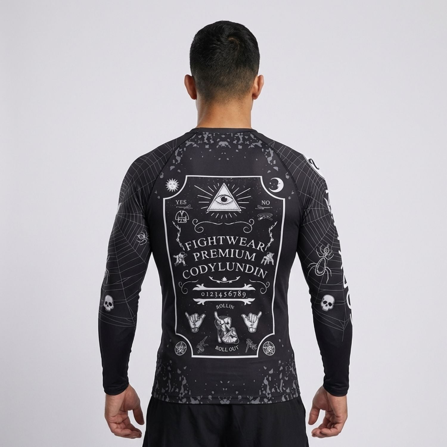 The Eye BJJ rash guard | Long sleeve compression top - BJJ OUTLET