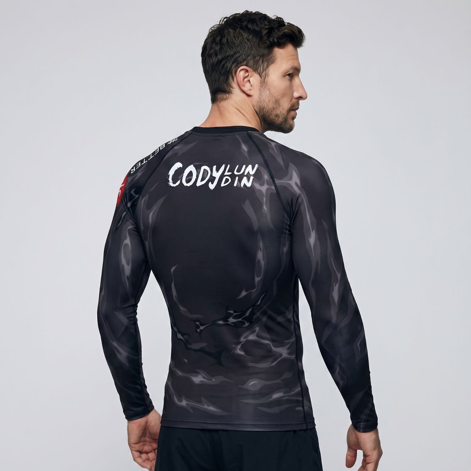 BJJ Rash Guard Long Sleeve - Always Injured Club - No - Gi Jiu Jitsu & MMA Compression Top - BJJ OUTLET