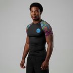 Aztec BJJ rash guard | Compression top for grappling and MMA