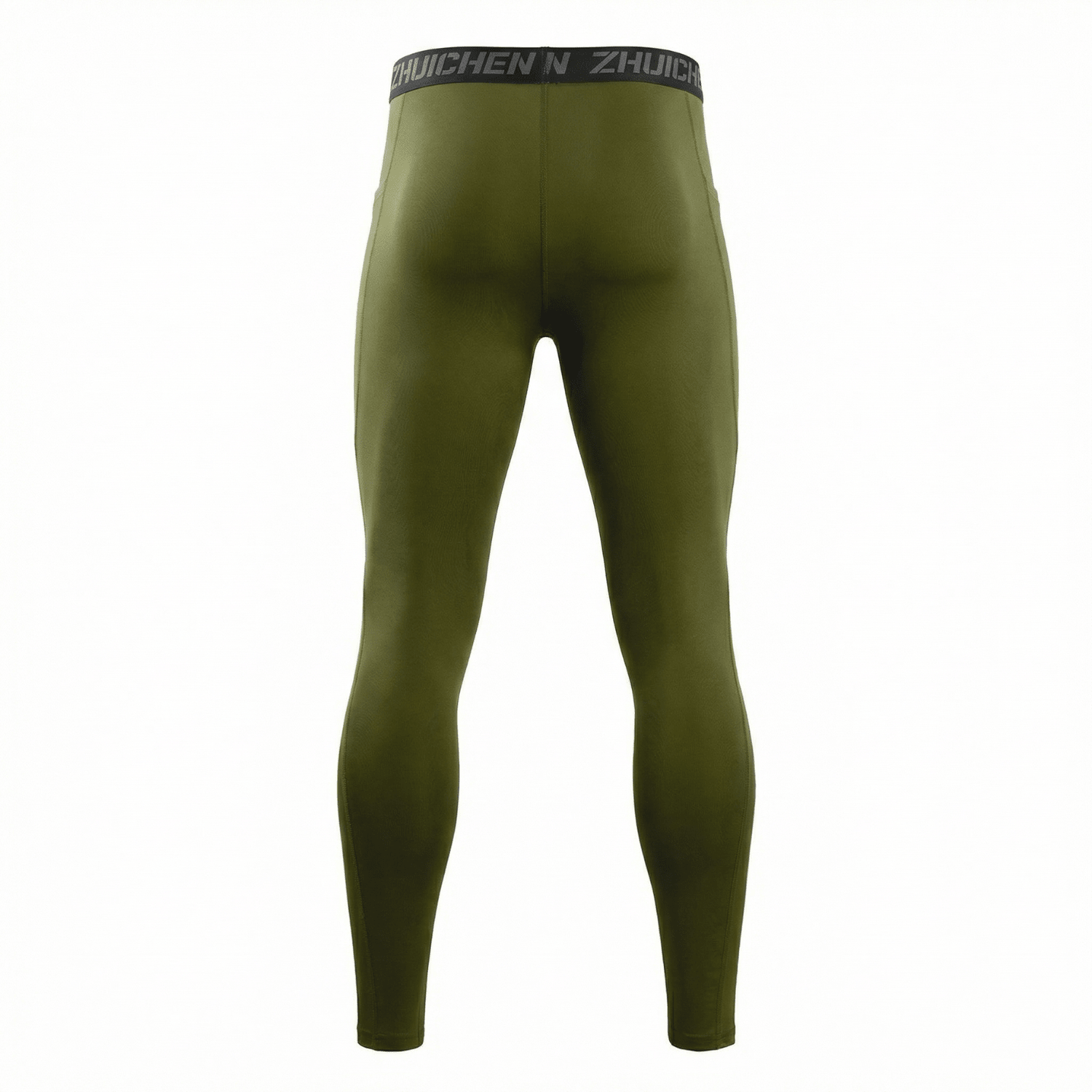 BJJ Spats - Army Green - Men's No - Gi Jiu Jitsu Compression Grappling Tights - BJJ OUTLET