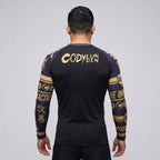 BJJ Rash Guard Long Sleeve - No Taps - No - Gi Jiu Jitsu & MMA Compression Top - BJJ OUTLET