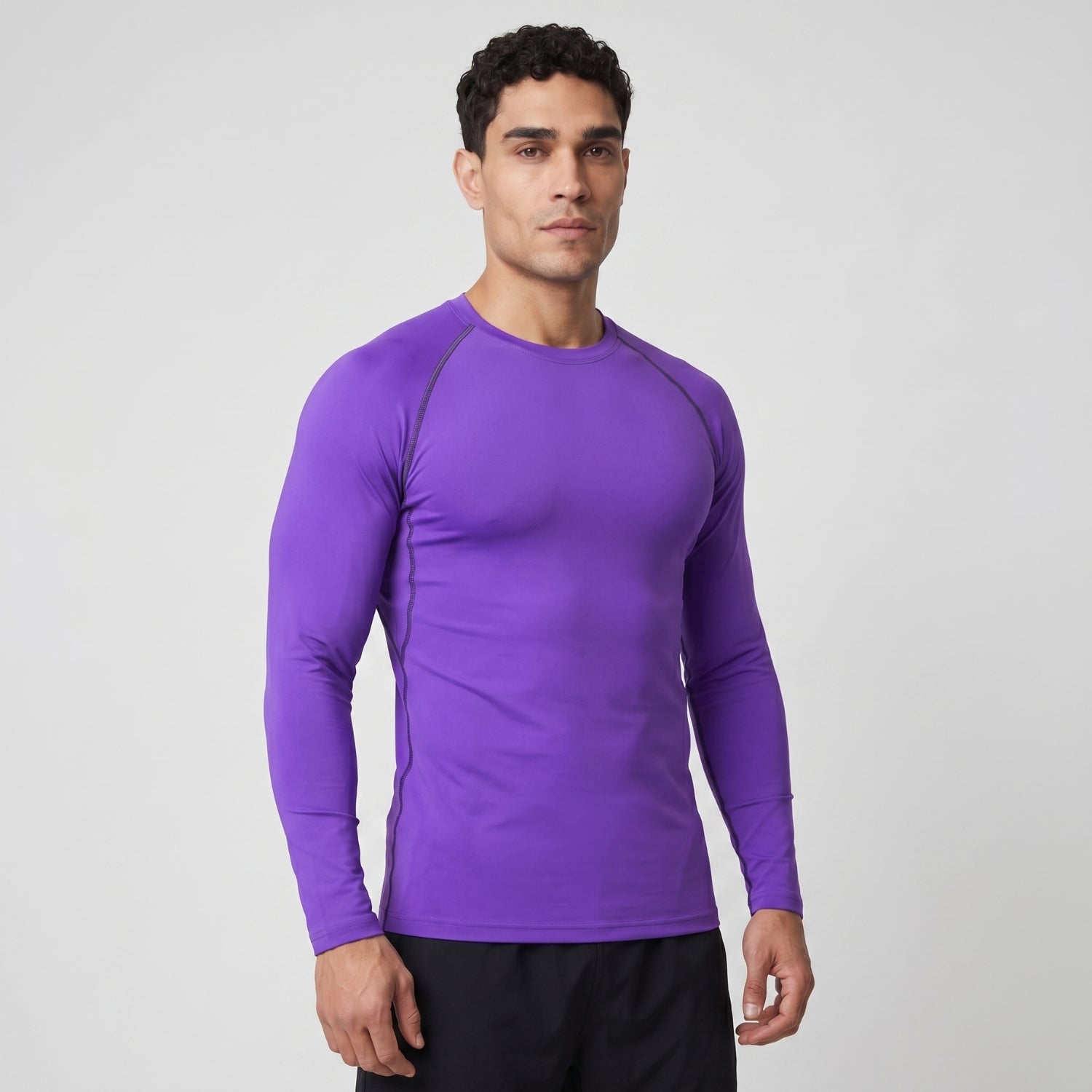 BJJ compression shirt men | Long sleeve training top - BJJ OUTLET