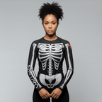 X - Ray women's BJJ rash guard | Long sleeve compression top for grappling - BJJ OUTLET