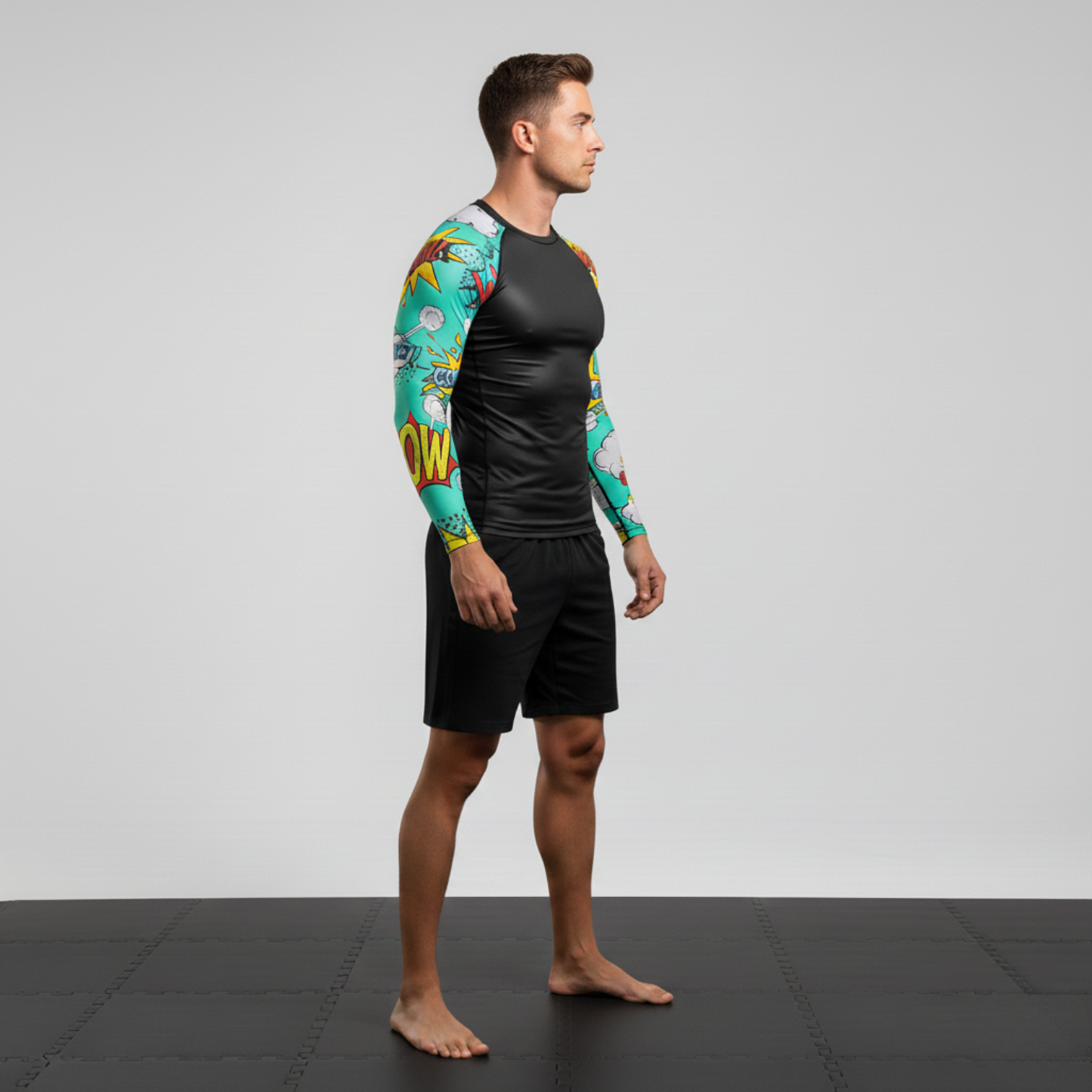 Ka-Pow BJJ rash guard | Long sleeve compression top