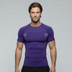 Performance BJJ Rash Guard | Short Sleeve Compression Top For No-Gi Grappling