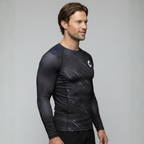 Black-Out BJJ rash guard | Long sleeve compression top for grappling