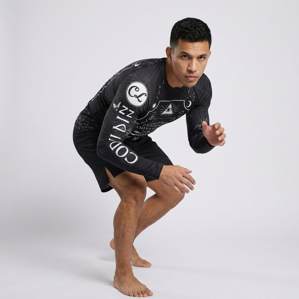 The Eye BJJ rash guard | Long sleeve compression top - BJJ OUTLET