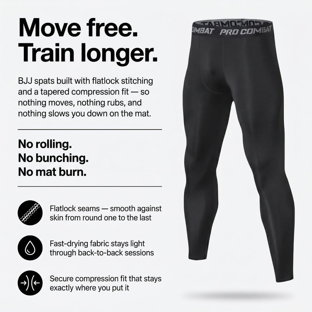 Grappling spats | Compression tights for BJJ & MMA - BJJ OUTLET