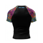 Aztec BJJ rash guard | Compression top for grappling and MMA