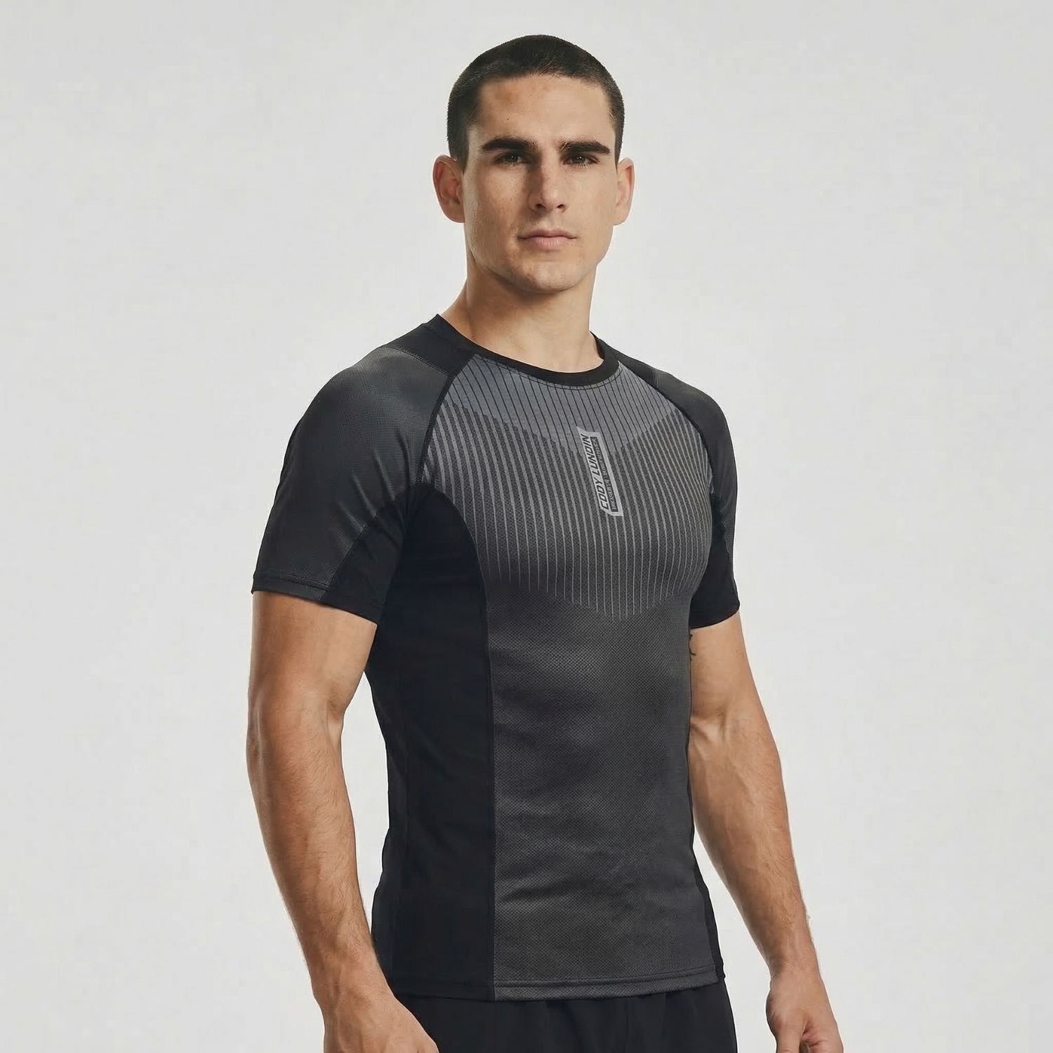 Obsidian Flow BJJ rash guard | Short sleeve compression top for BJJ, MMA & grappling - BJJ OUTLET