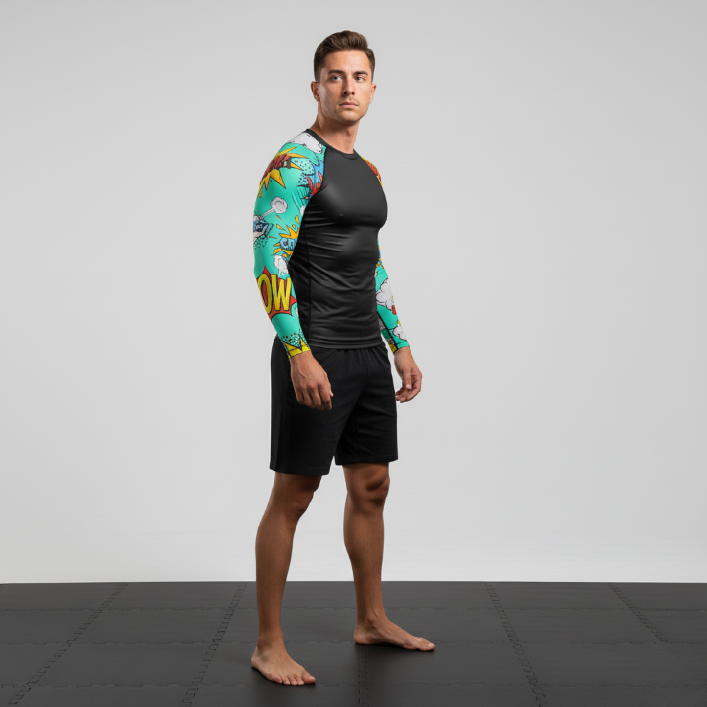 Ka-Pow BJJ rash guard | Long sleeve compression top