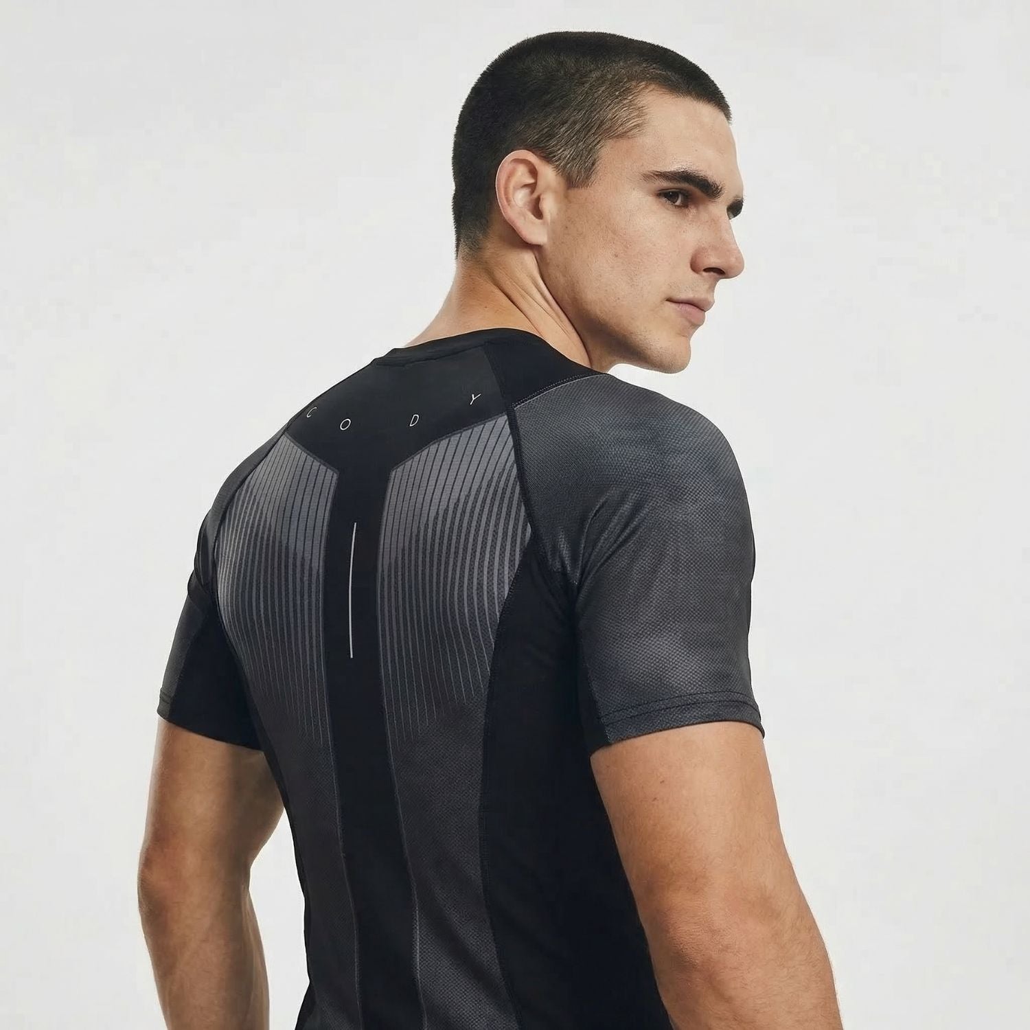 Obsidian Flow BJJ rash guard | Short sleeve compression top for BJJ, MMA & grappling - BJJ OUTLET