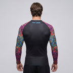 BJJ Rash Guard Long Sleeve - Aztec - No - Gi Jiu Jitsu Compression Top - BJJ OUTLET