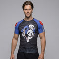Hugging Panda BJJ rash guard | Short sleeve compression top for grappling - BJJ OUTLET