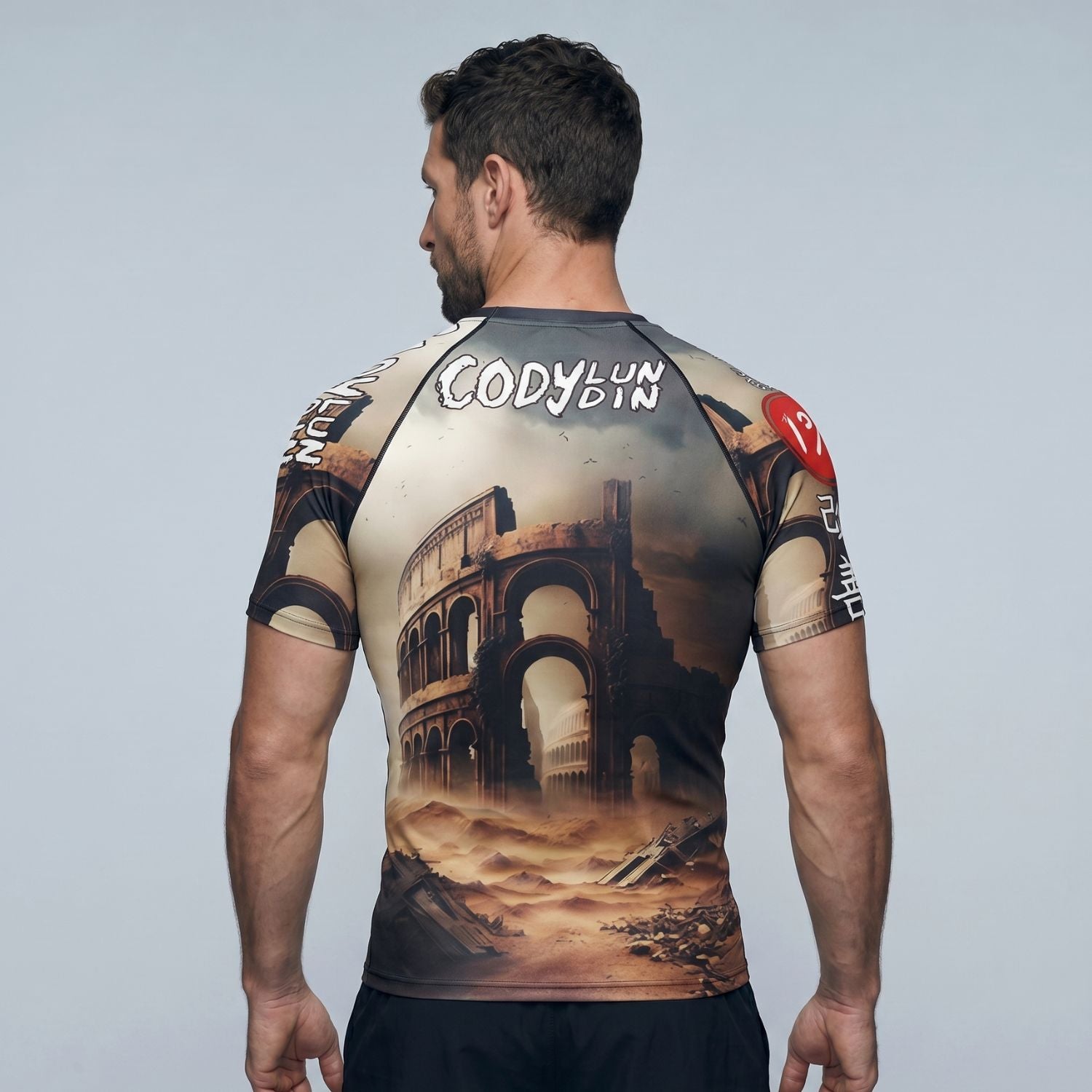 The Spartan BJJ rash guard | Compression top for grappling - BJJ OUTLET
