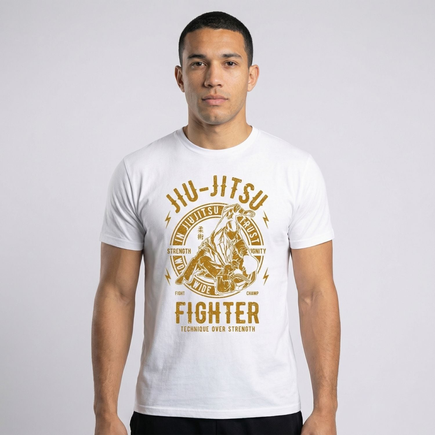 Jiu - Jitsu Fighter t-shirt | Men’s graphic BJJ tee - BJJ OUTLET