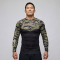 Camo BJJ rash guard men | Long sleeve compression top - BJJ OUTLET