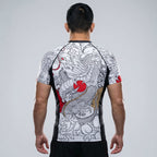 BJJ Rash Guard Short Sleeve - Irezumi - No - Gi Jiu Jitsu & MMA Compression Top - BJJ OUTLET